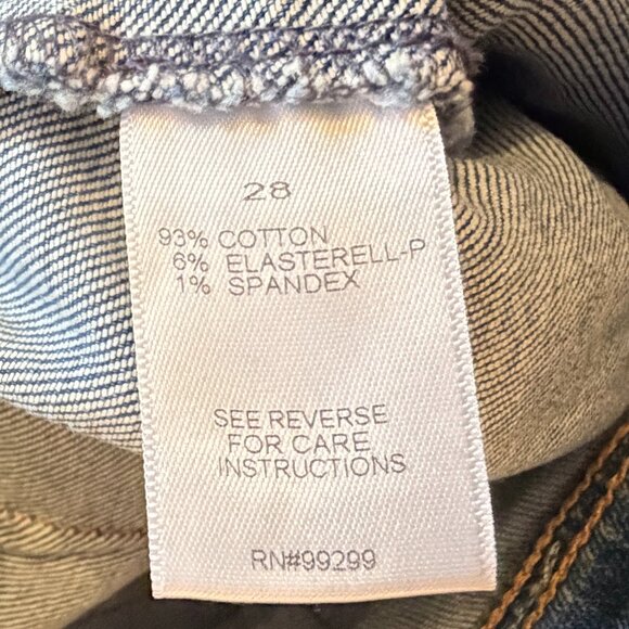 Evereve denim skirt button front 28 blue - Picture 6 of 7